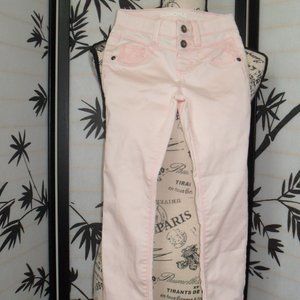 Pale pink jeggings